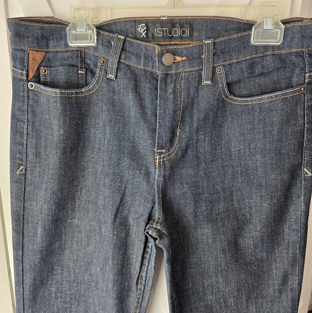Vintage Studio By Stein Mart - Women's Classic Denim Straight Leg Jeans - Picture 2 of 8